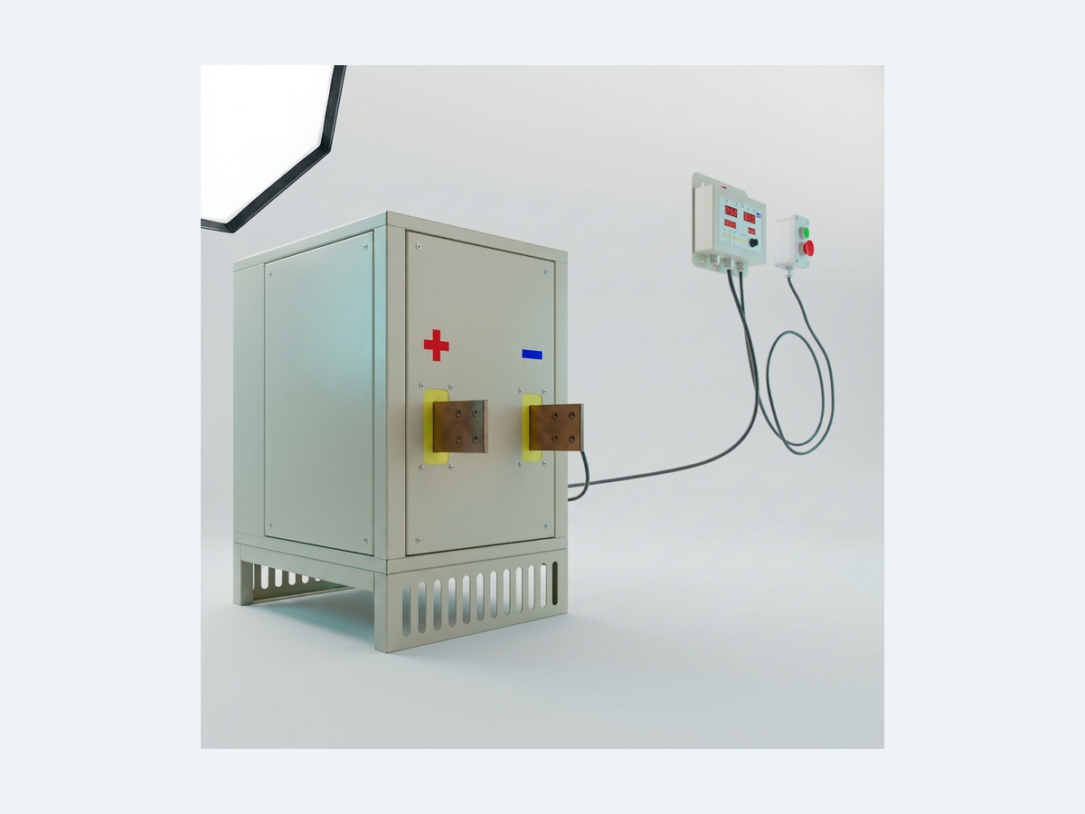 Rectifier — front with control panel